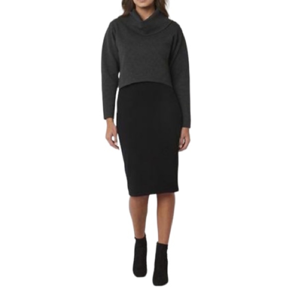 Just Taylor Mock Neck Sweater Top